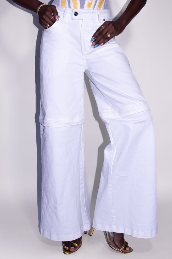 Jeans 2 en 1 White