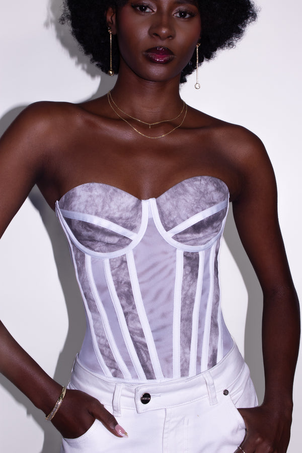 Corset Alana Silver